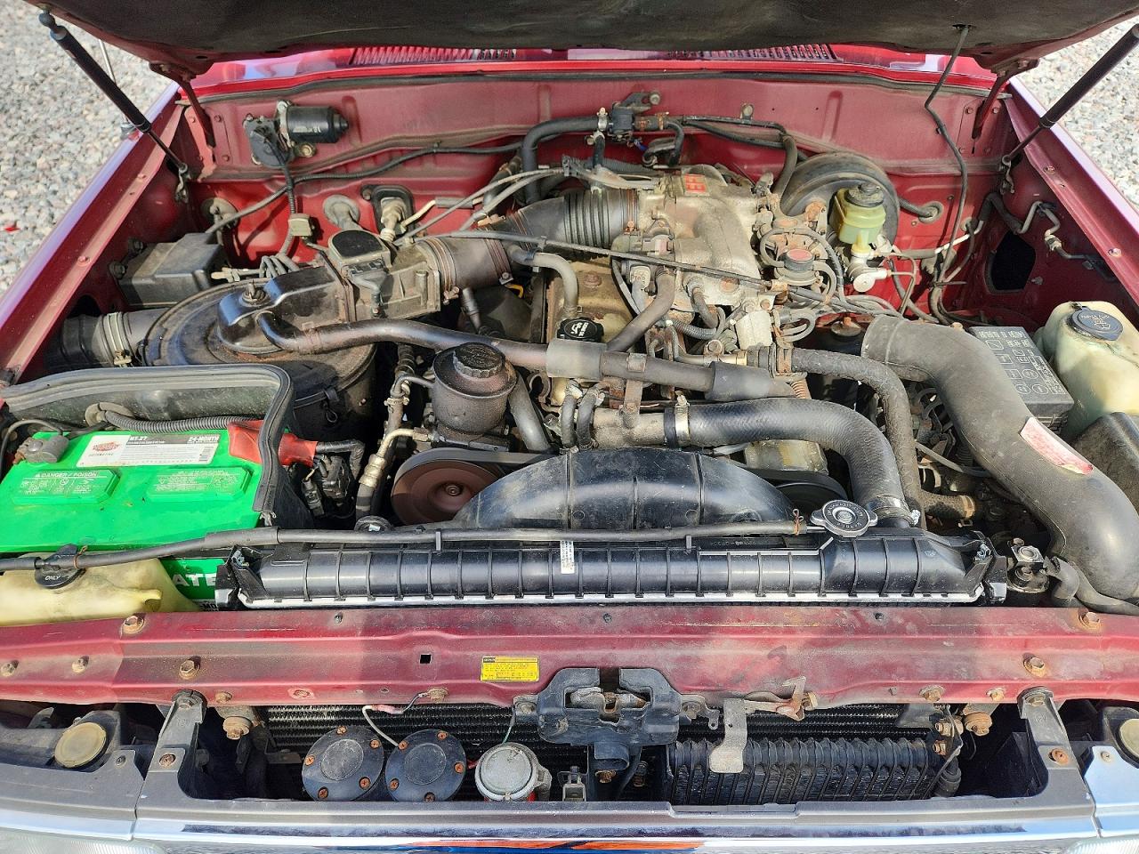 1991 Toyota Land Cruiser Fj80 Red vin: JT3FJ80W1M0012632