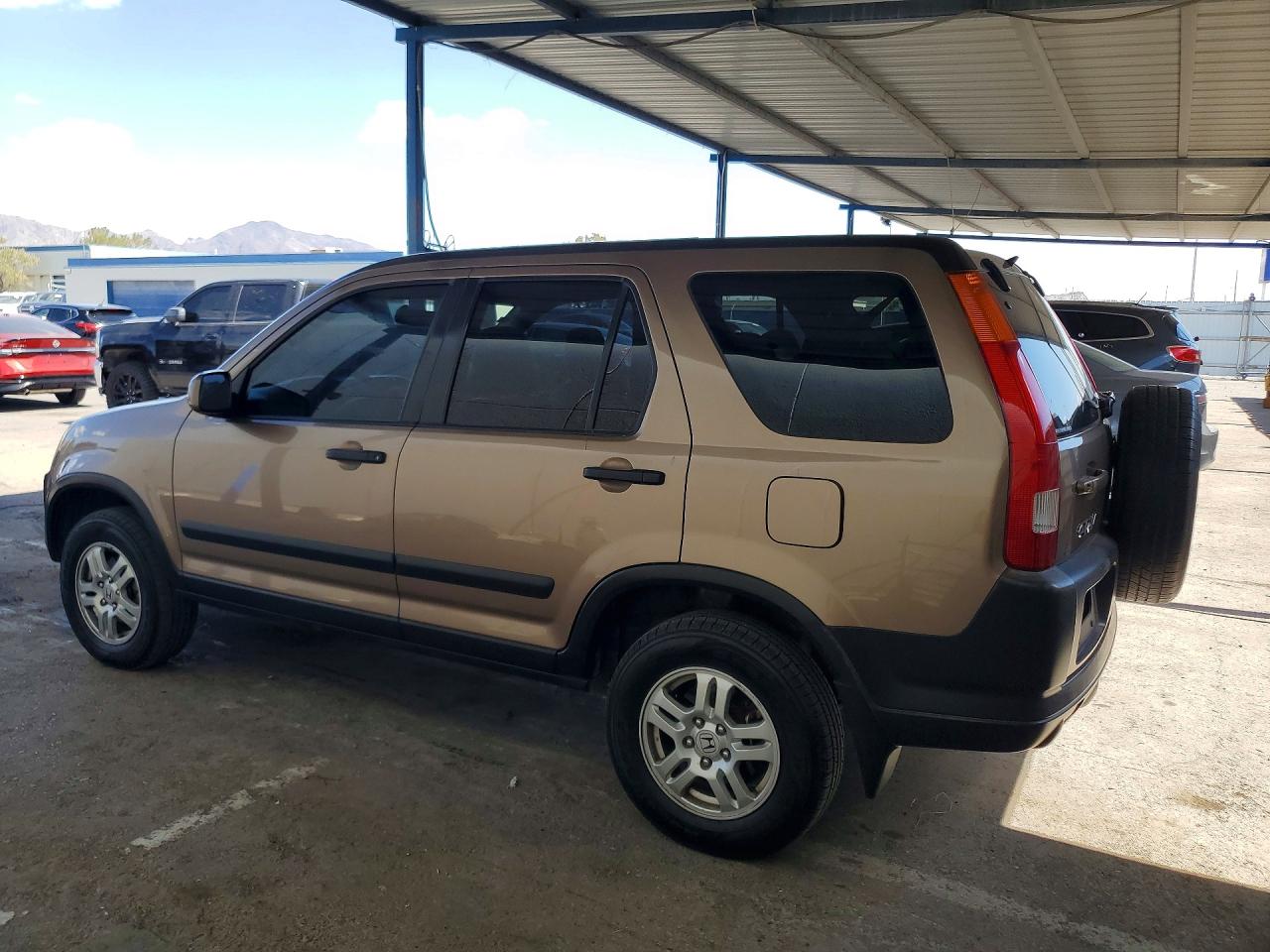 2002 Honda Cr-v Ex Tan vin: JHLRD78852C014284