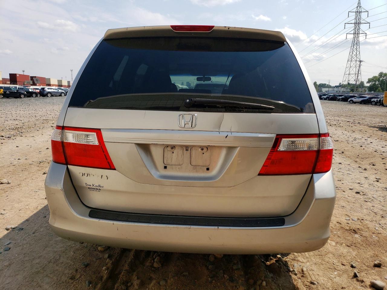 2007 Honda Odyssey Exl Silver vin: 5FNRL38657B123166