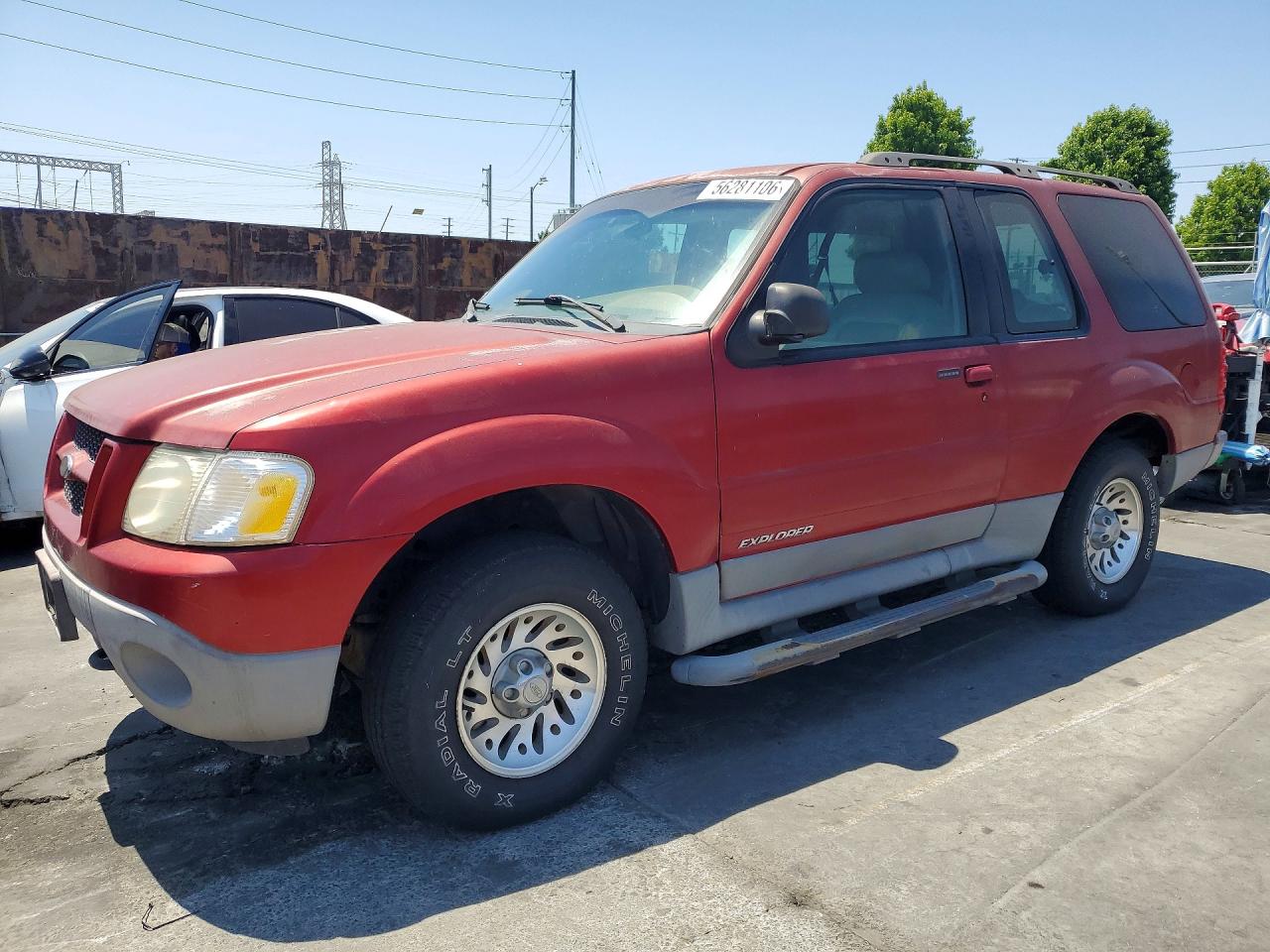 2001 Ford Explorer Sport Red vin: 1FMYU60E51UA60755
