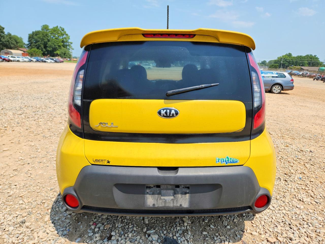 2014 Kia Soul + Yellow vin: KNDJP3A5XE7085679