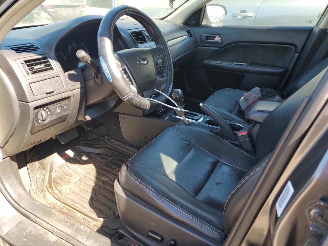 2012 Ford Fusion Sel Серый vin: 3FAHP0JG9CR398362