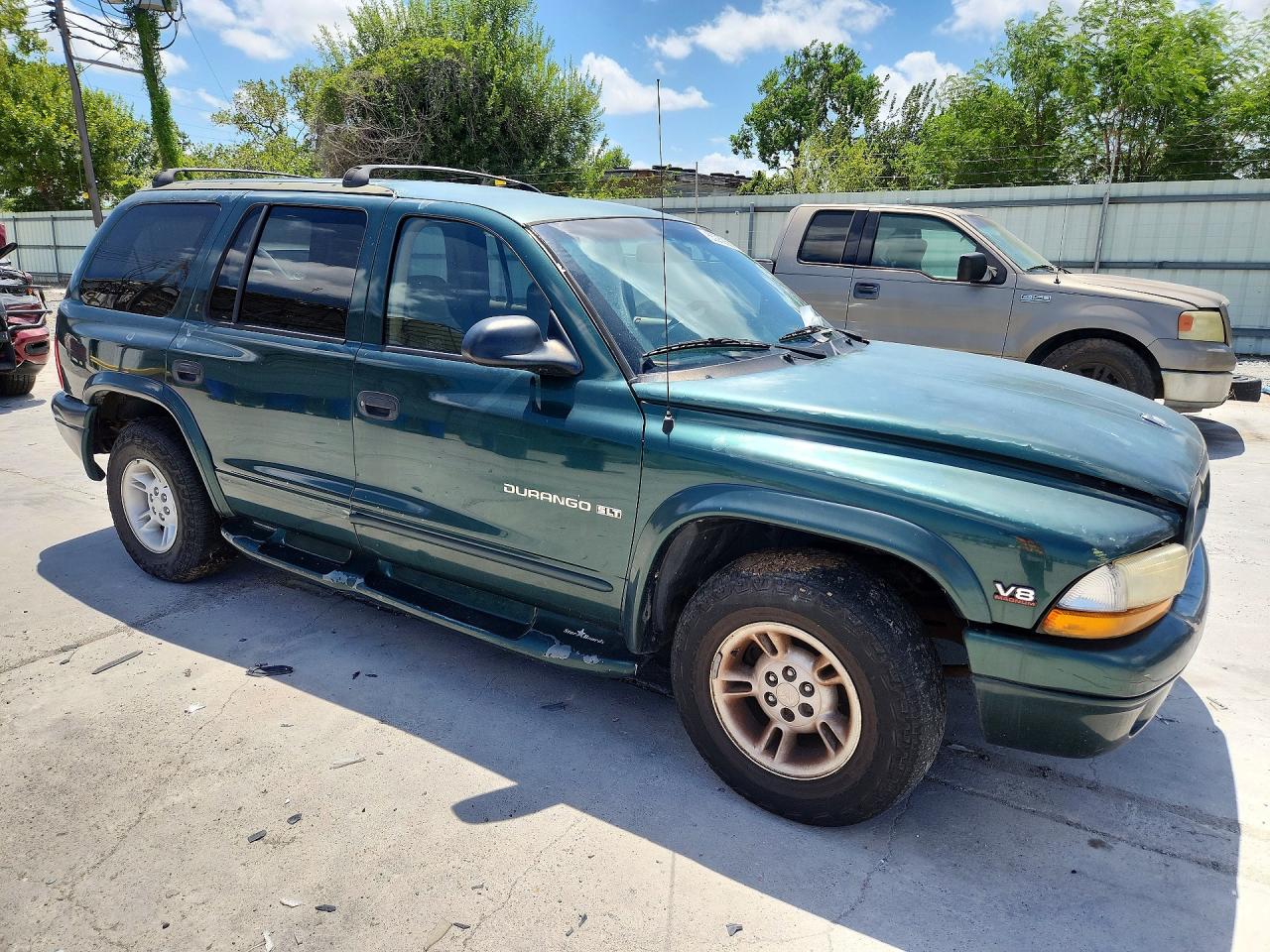 1999 Dodge Durango Green vin: 1B4HR28Y7XF622856