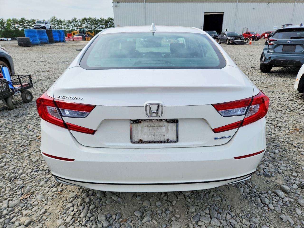 2020 Honda Accord Hybrid White vin: 1HGCV3F10LA002170
