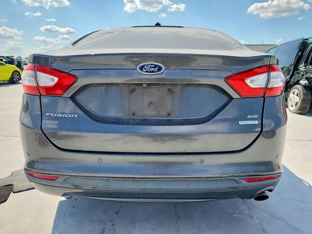 2015 Ford Fusion Se Gray vin: 3FA6P0HD7FR181707