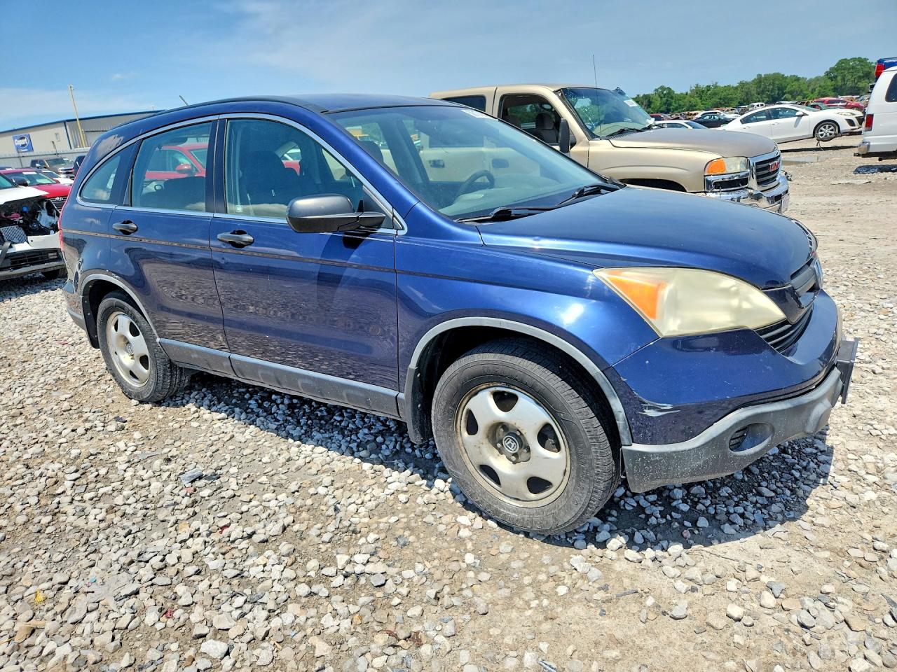 2008 Honda Cr-v Lx Синий vin: JHLRE38348C036957