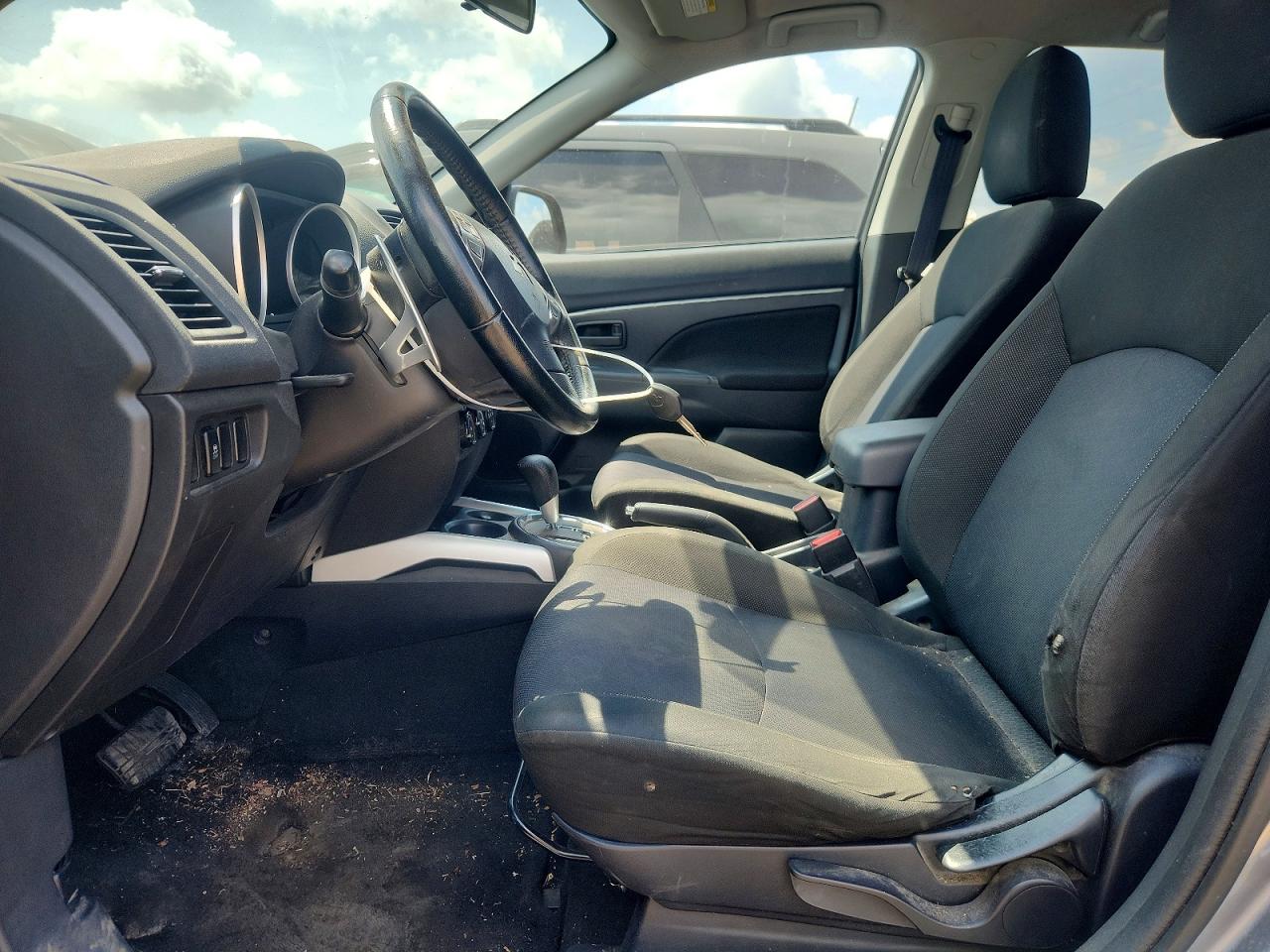 2012 Mitsubishi Outlander Sport Es Gray vin: JA4AP3AU8CZ011115
