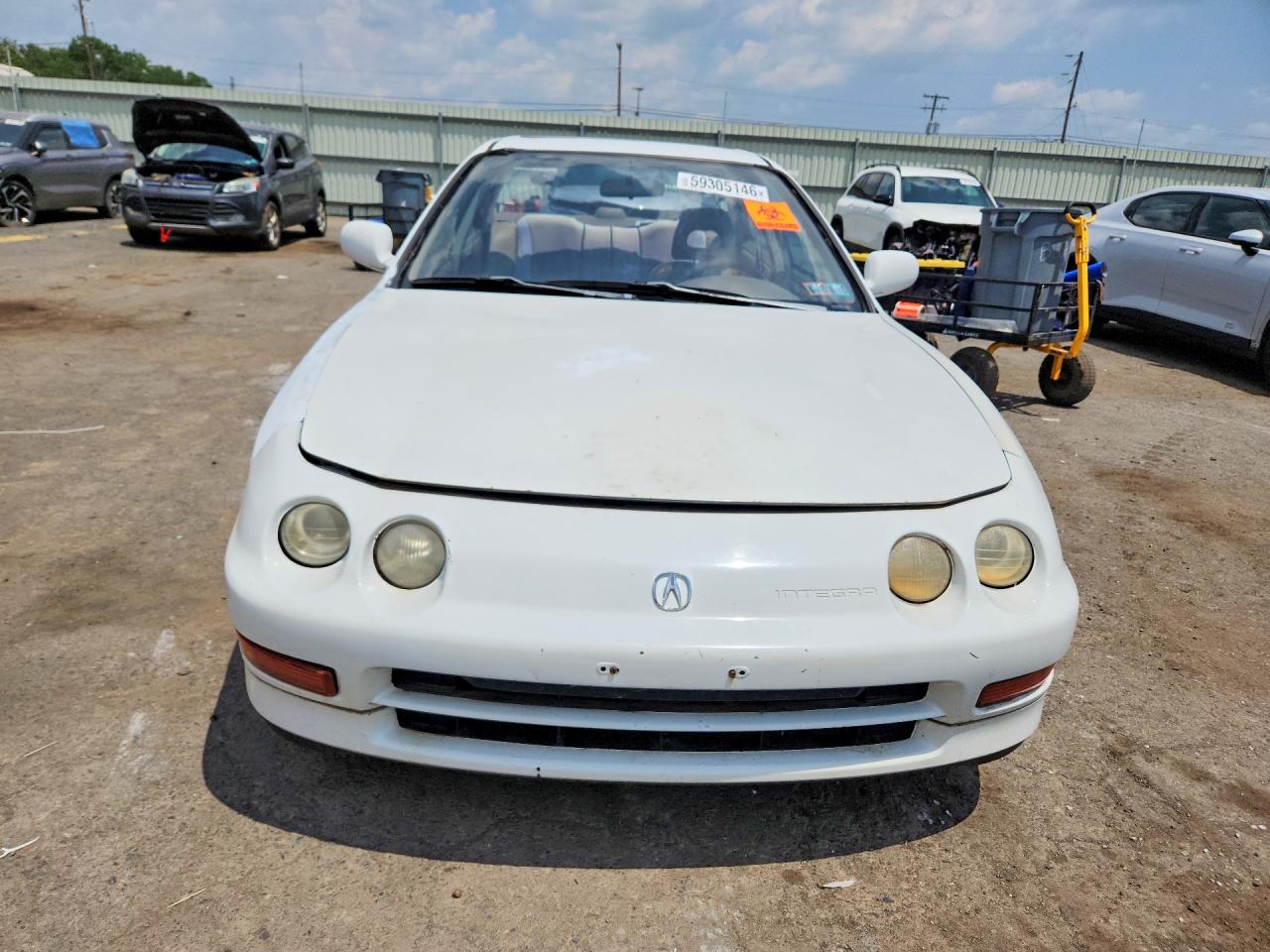 1995 Acura Integra Se Белый vin: JH4DB7661SS006038