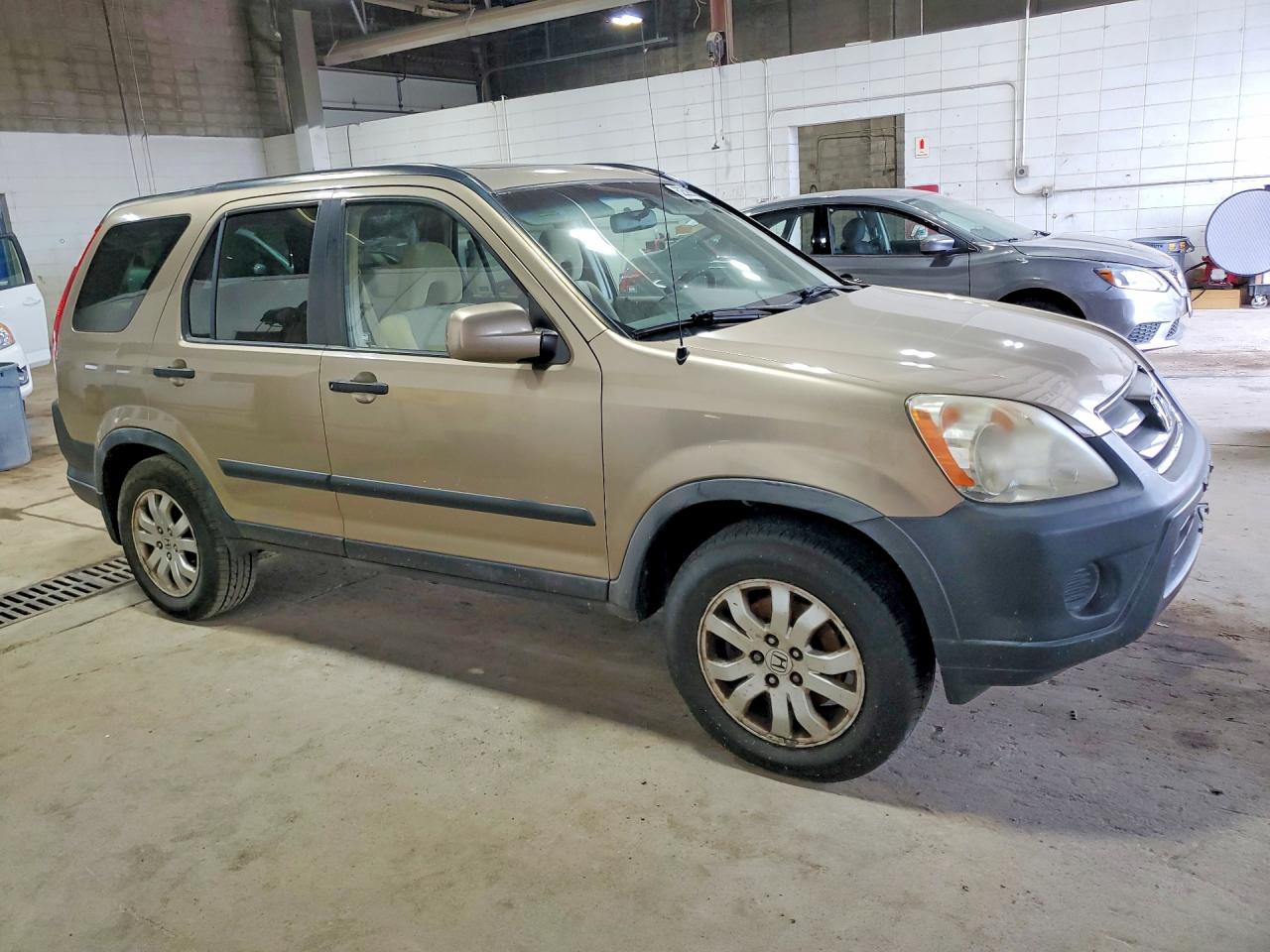 2005 Honda Cr-v Ex Brown vin: JHLRD78815C001228