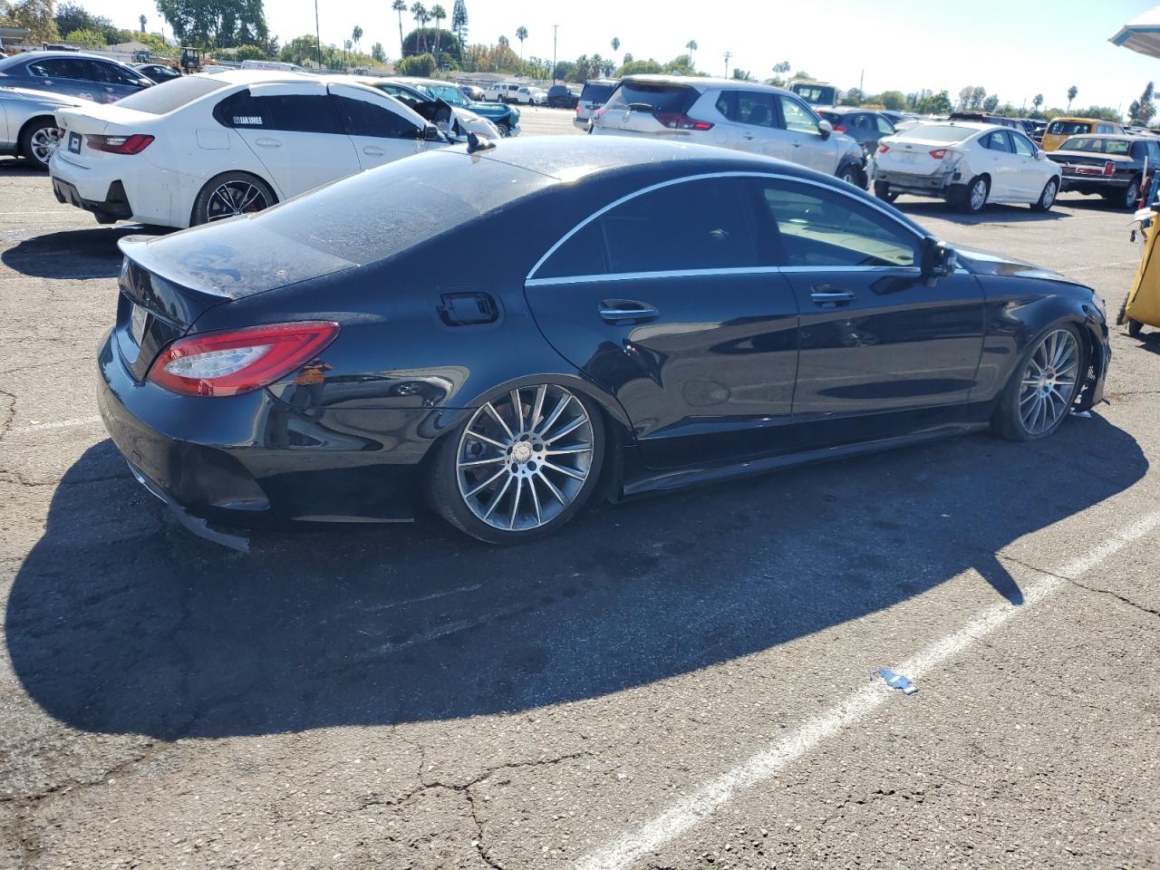 2015 Mercedes-benz Cls 550 4matic Черный vin: WDDLJ9BB2FA141786