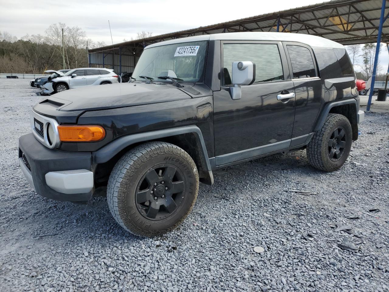 2007 Toyota Fj Cruiser Black vin: JTEZU11F370004585