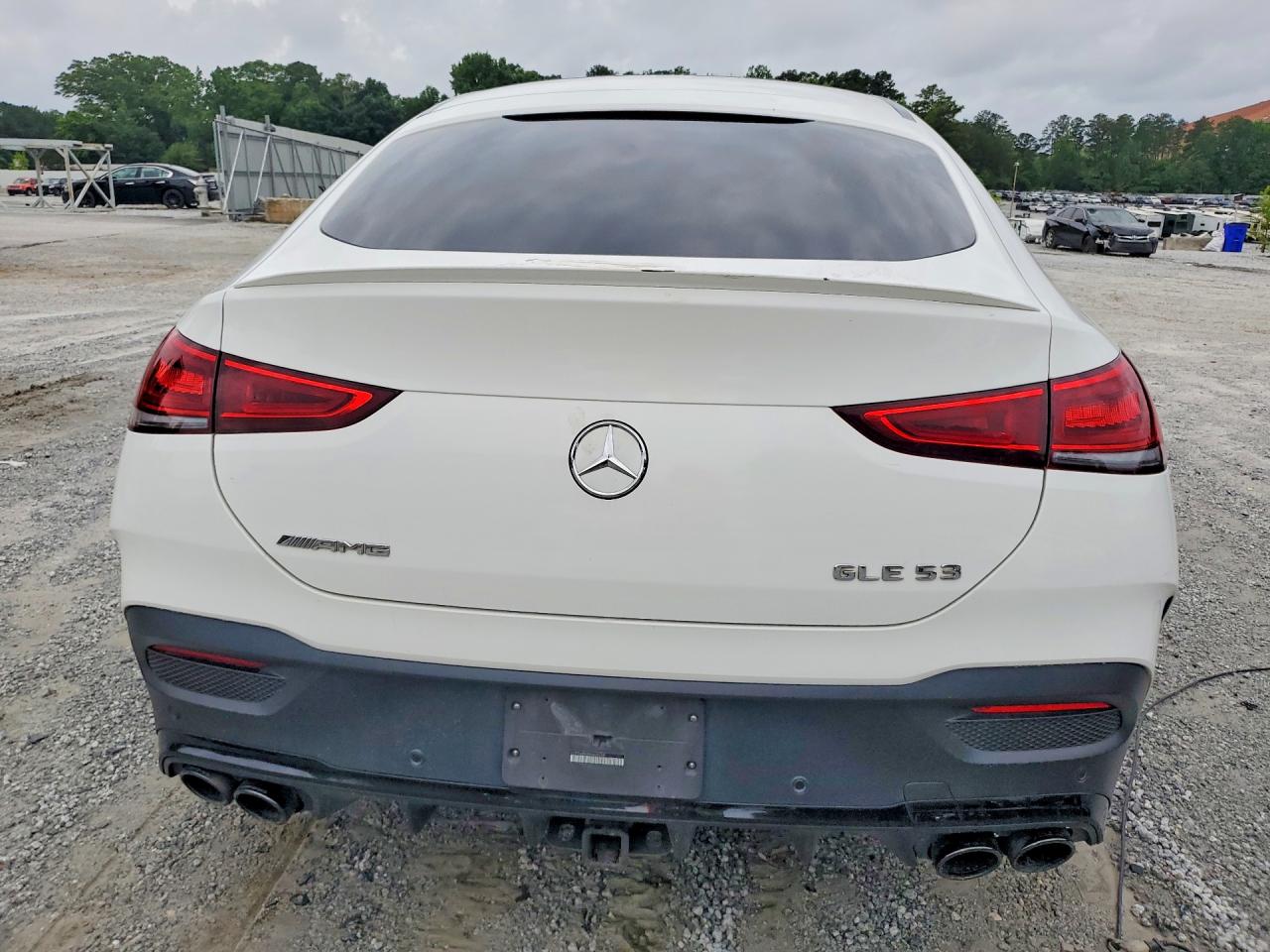 2022 Mercedes-benz Gle Coupe Amg 53 4matic Белый vin: 4JGFD6BB0NA665638