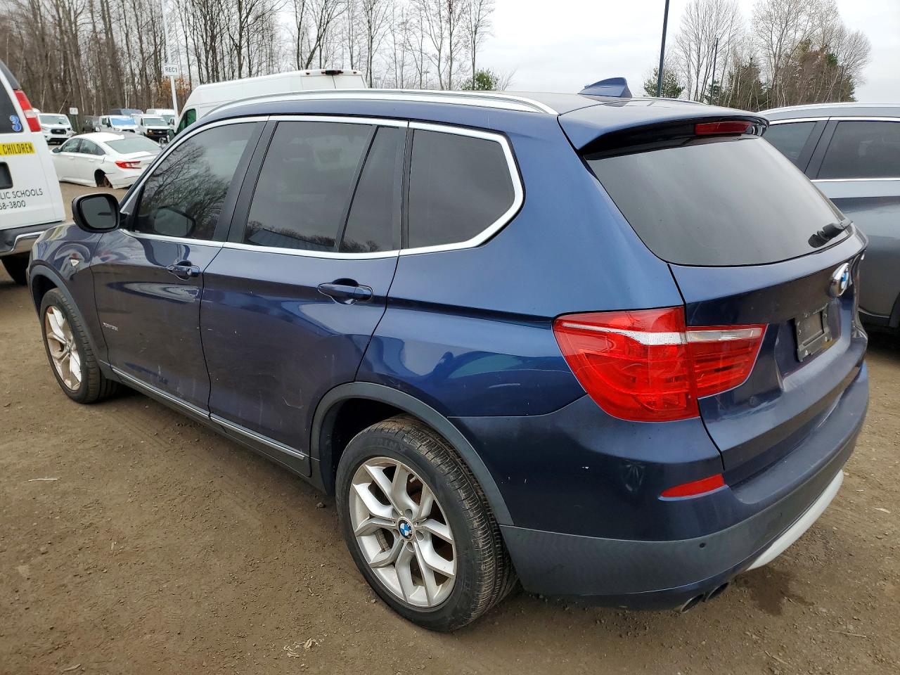 2014 Bmw X3 Xdrive35i Синий vin: 5UXWX7C54E0E75245