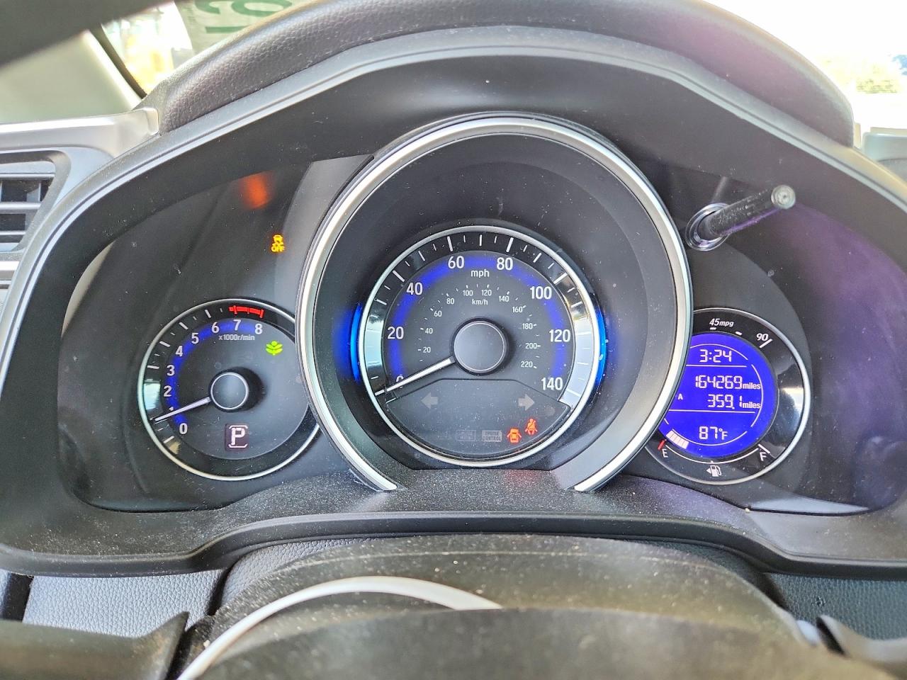2015 Honda Fit Lx Gray vin: 3HGGK5H53FM716081