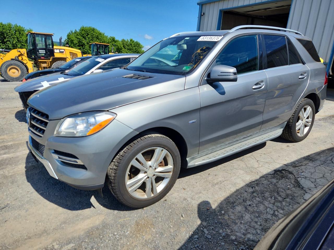 2012 Mercedes-benz Ml 350 4matic Silver vin: 4JGDA5HB5CA029134