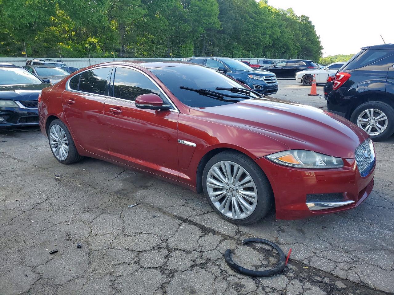 2012 Jaguar Xf Portfolio Red vin: SAJWA0HBXCLS43400