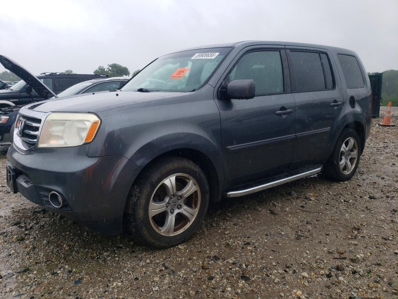 2012 Honda Pilot Exl Серый vin: 5FNYF4H69CB084536