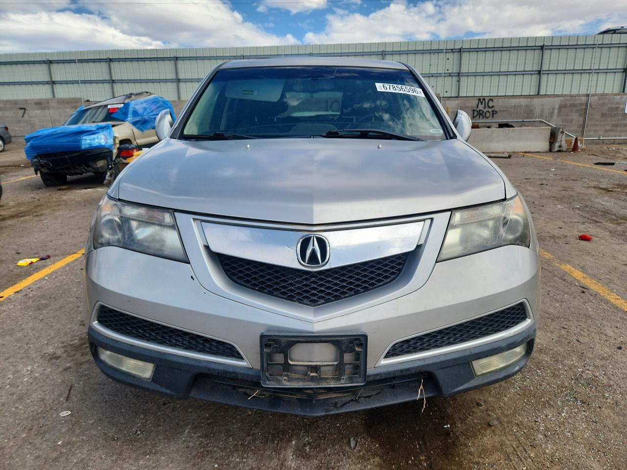 2010 Acura Mdx Technology Silver vin: 2HNYD2H43AH517438