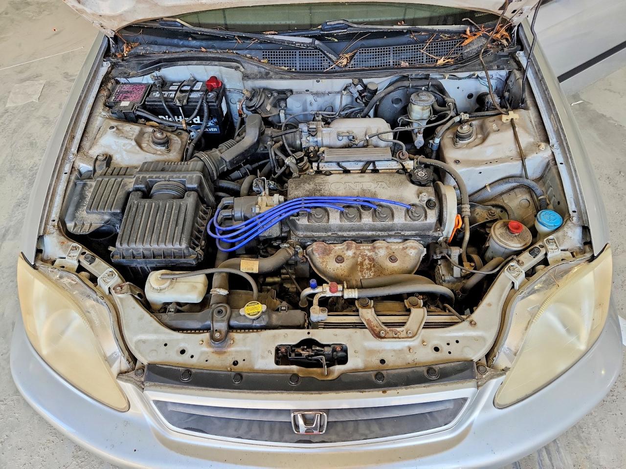 2000 Honda Civic Hx Silver vin: 1HGEJ7221YL124462