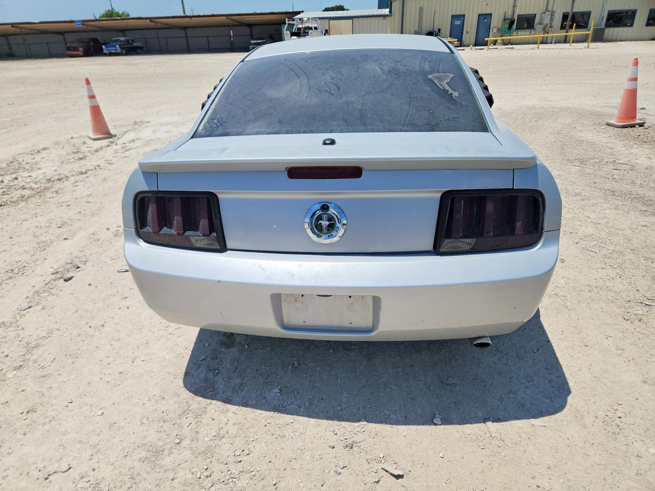 2007 Ford Mustang Silver vin: 1ZVFT80NX75264445