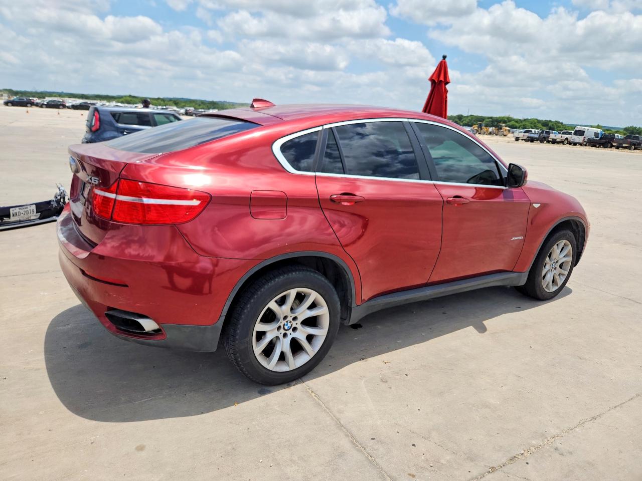2010 Bmw X6 Xdrive50i Red vin: 5UXFG8C59ALZ94335