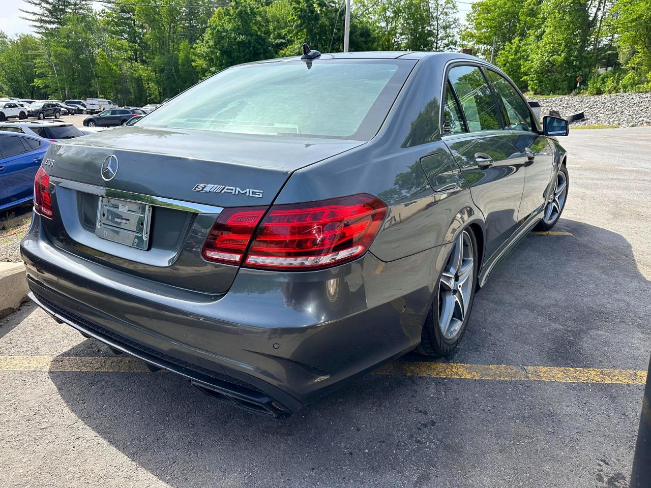 2014 Mercedes-benz E 63 Amg-s Серый vin: WDDHF7GB6EA940456