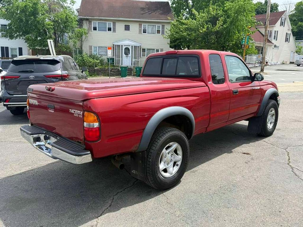 2002 Toyota Tacoma Xtracab Красный vin: 5TEWN72N52Z895629
