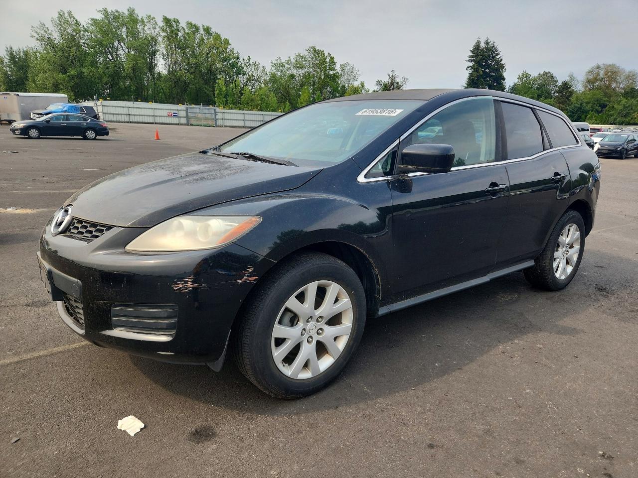 2009 Mazda Cx-7 Black vin: JM3ER29L590225216
