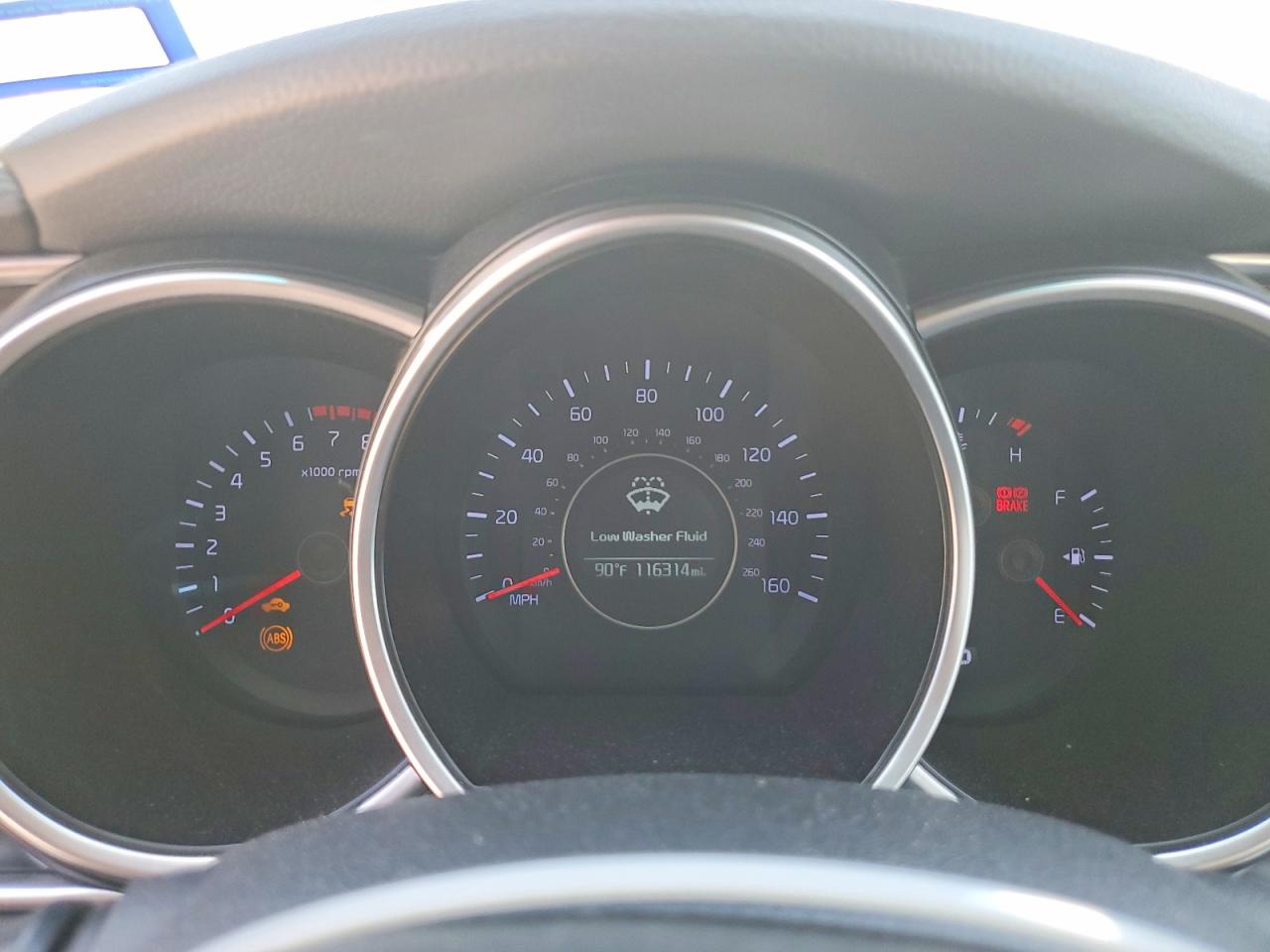 2015 Kia Optima Ex White vin: 5XXGN4A71FG409456