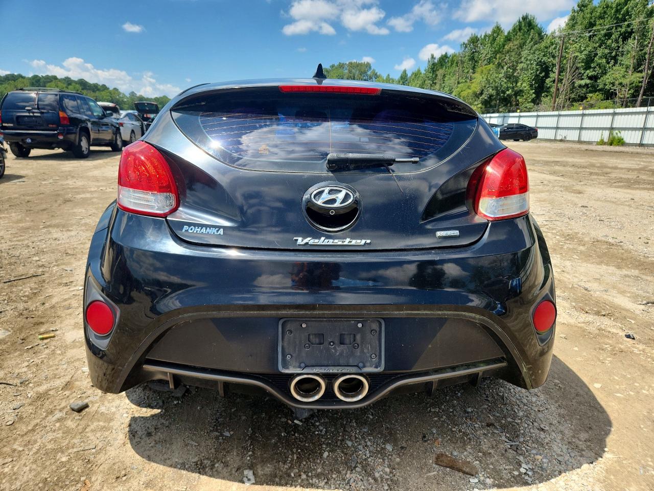 2015 Hyundai Veloster Turbo R-spec Черный vin: KMHTC6AE6FU232214