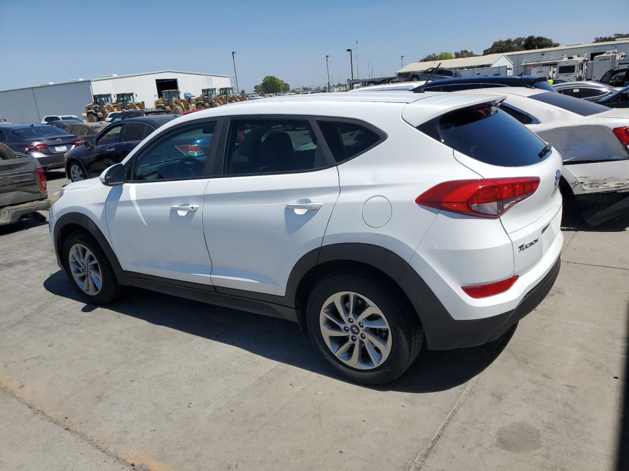 2018 Hyundai Tucson Se Белый vin: KM8J23A47JU676842