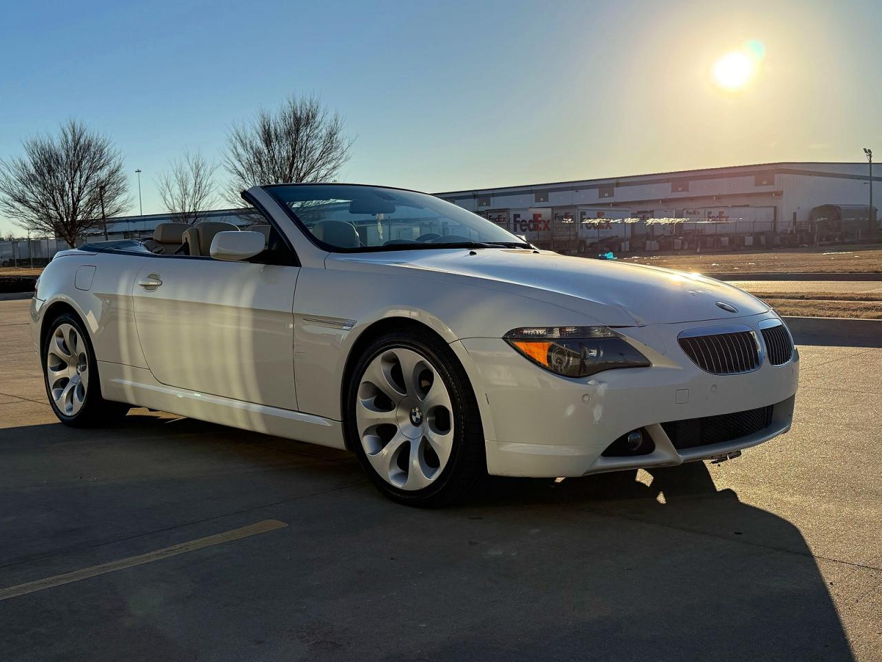 2004 Bmw 645 Ci Automatic White vin: WBAEK73454B322132