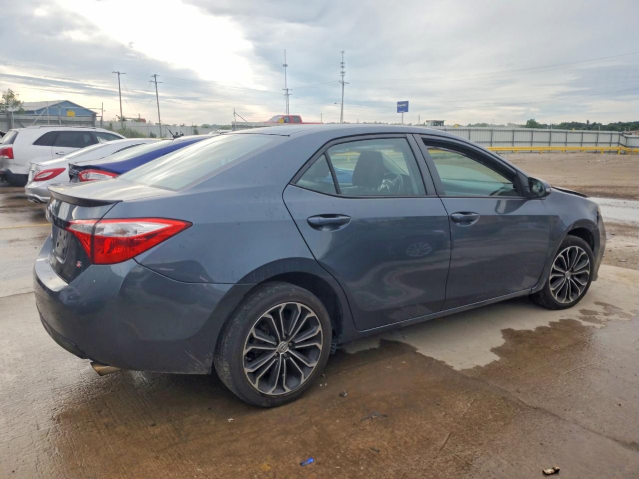 2014 Toyota Corolla S Plus Gray vin: 2T1BURHE2EC124494