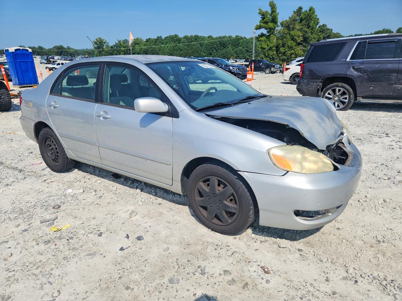 2006 Toyota Corolla Le Silver vin: JTDBR32E760091768