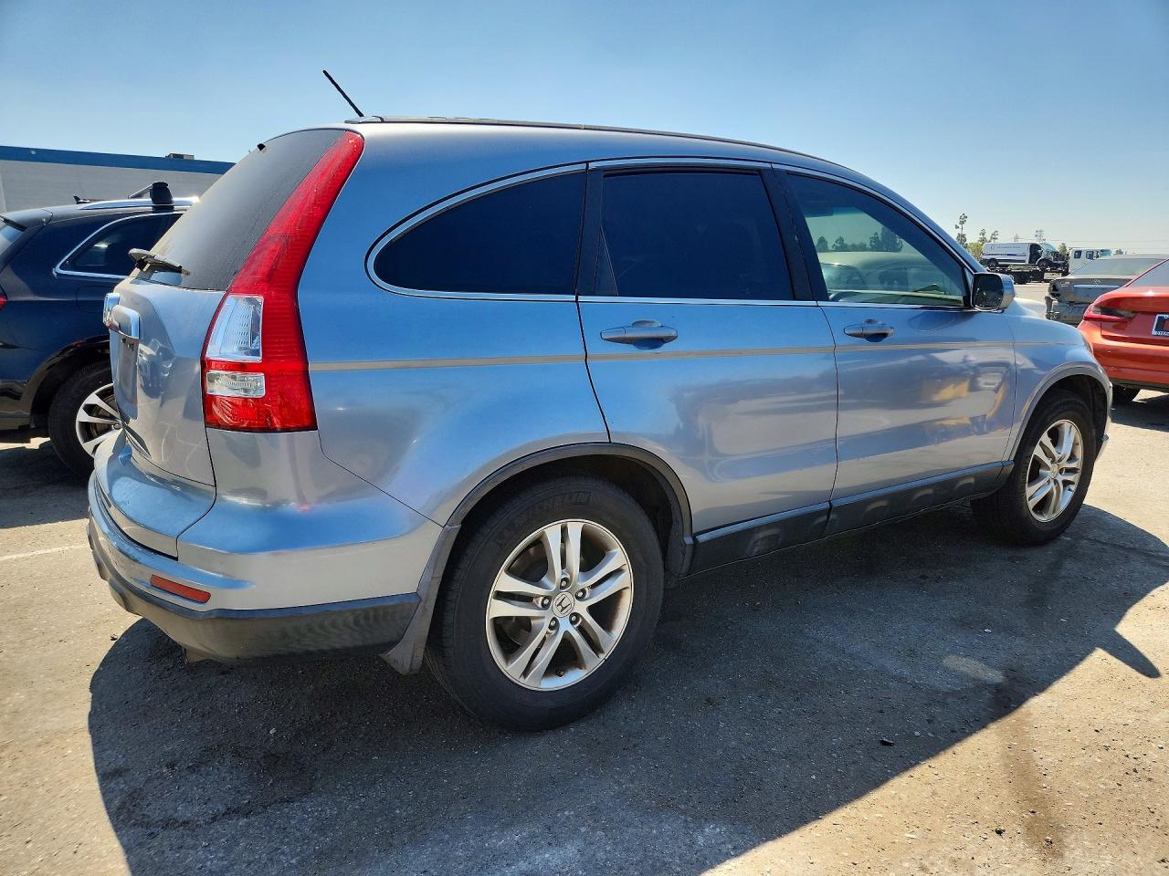 2010 Honda Cr-v Exl Blue vin: JHLRE3H79AC004935