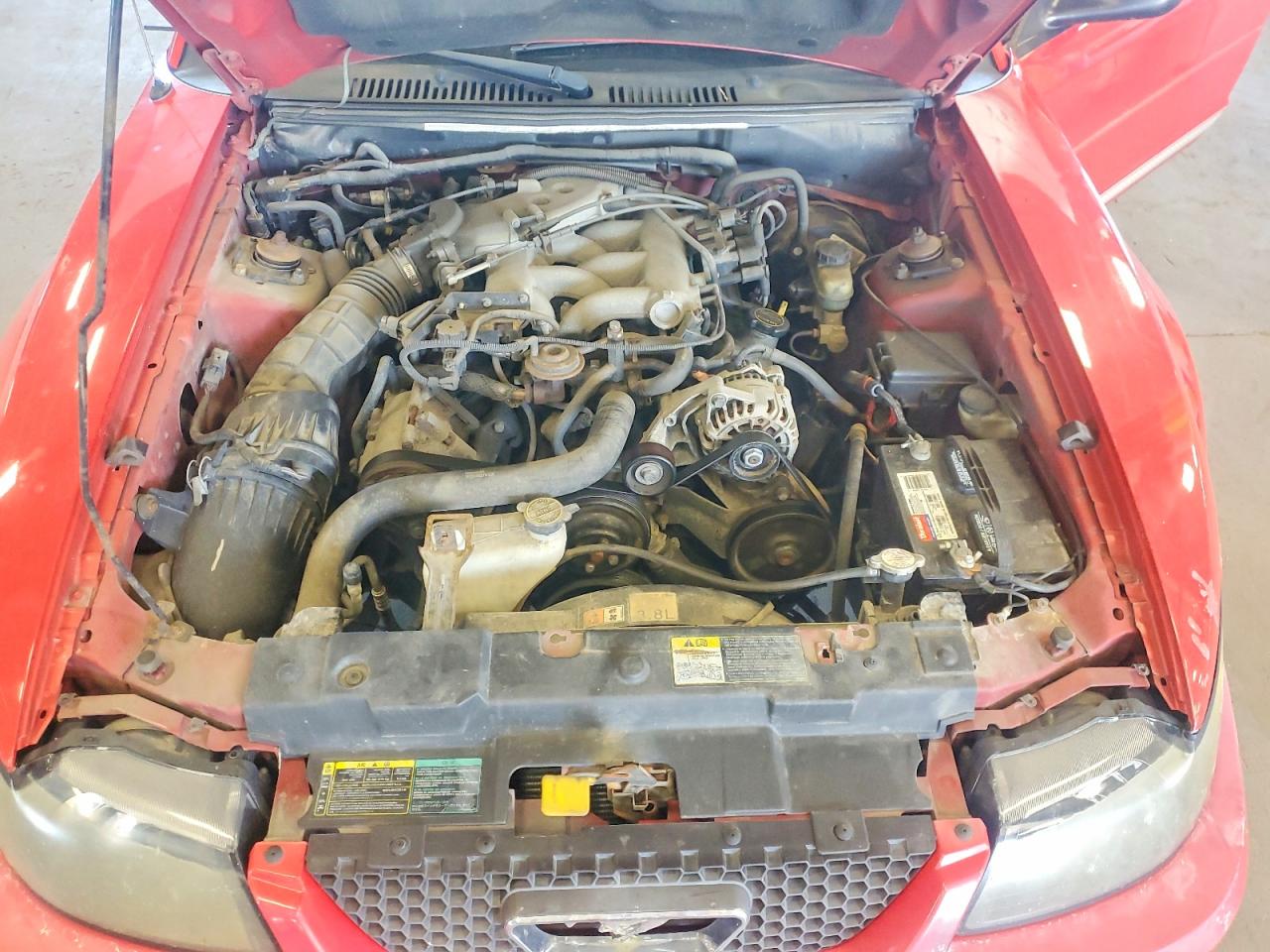 2003 Ford Mustang Red vin: 1FAFP44413F391368
