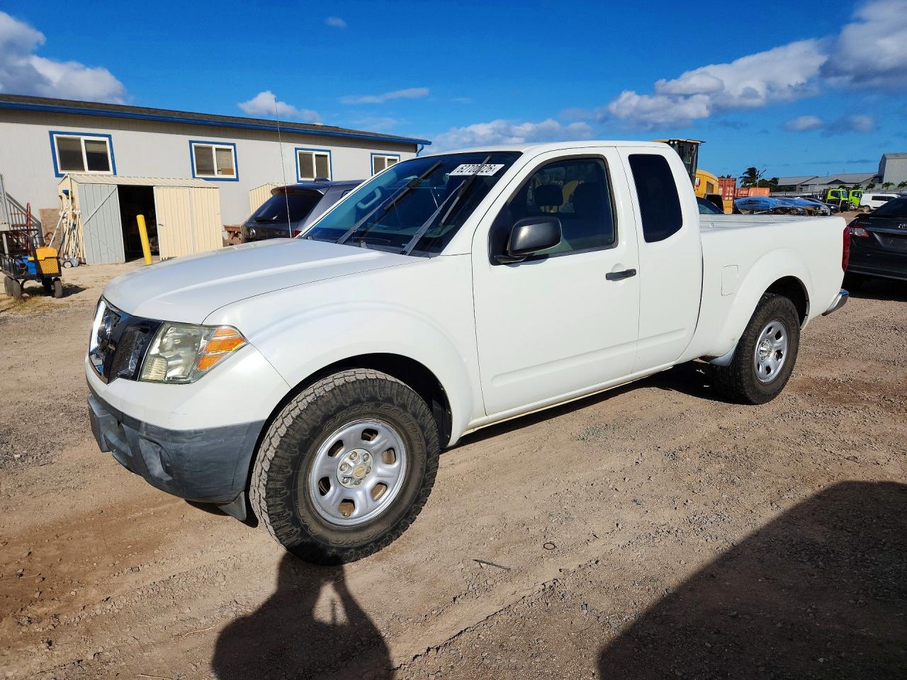 2015 Nissan Frontier S White vin: 1N6BD0CT0FN704209