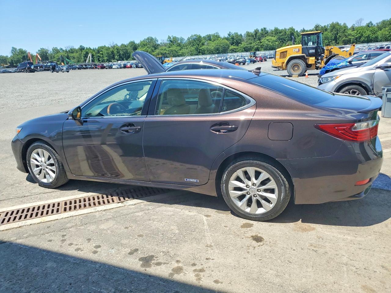 2013 Lexus Es 300h Brown vin: JTHBW1GGXD2004730