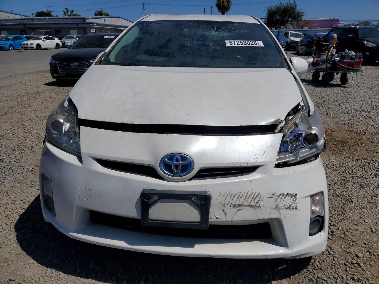 2011 Toyota Prius Four White vin: JTDKN3DU3B0257133
