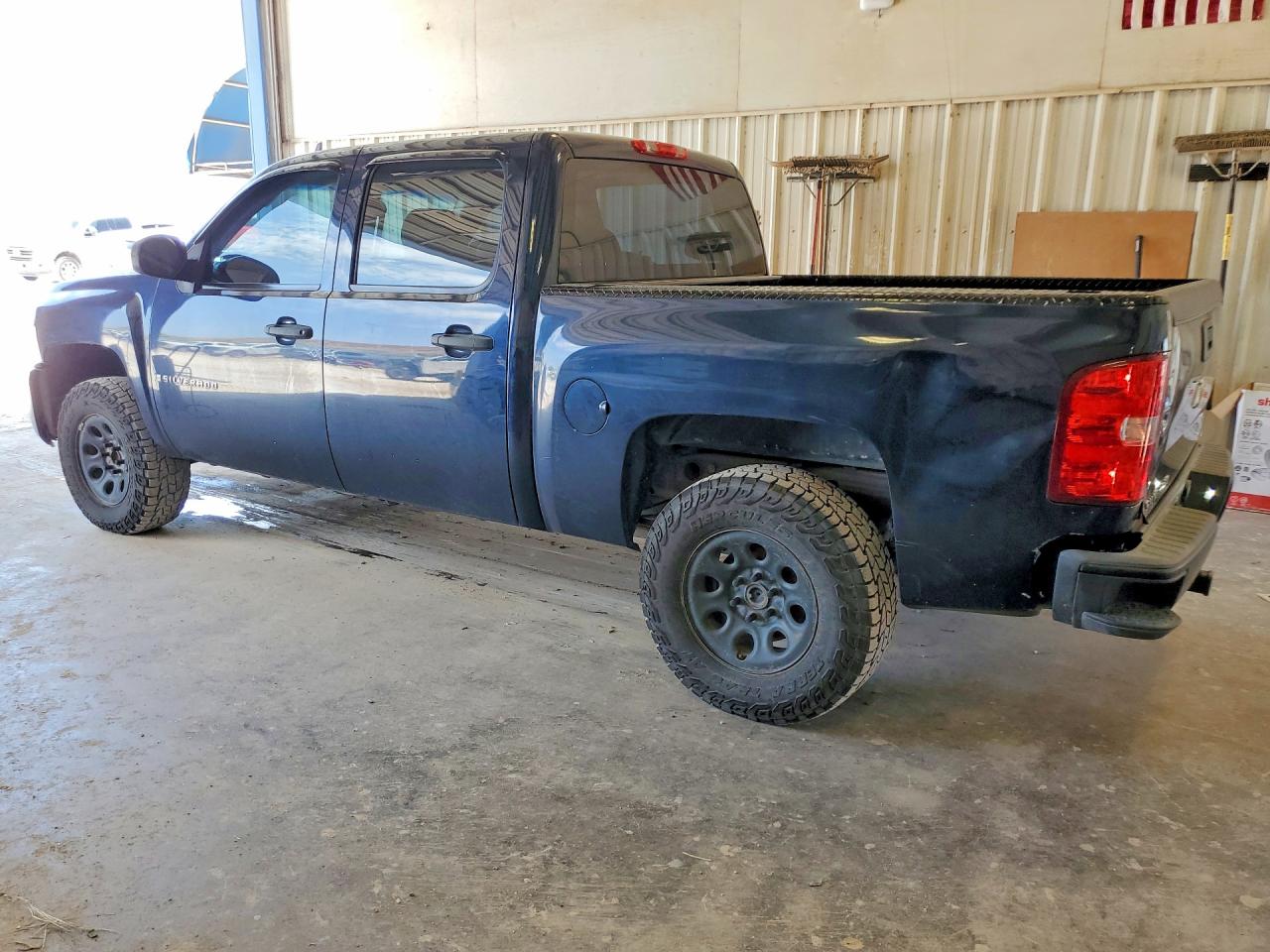 2008 Chevrolet Silverado C1500 Blue vin: 3GCEC13C08G265114