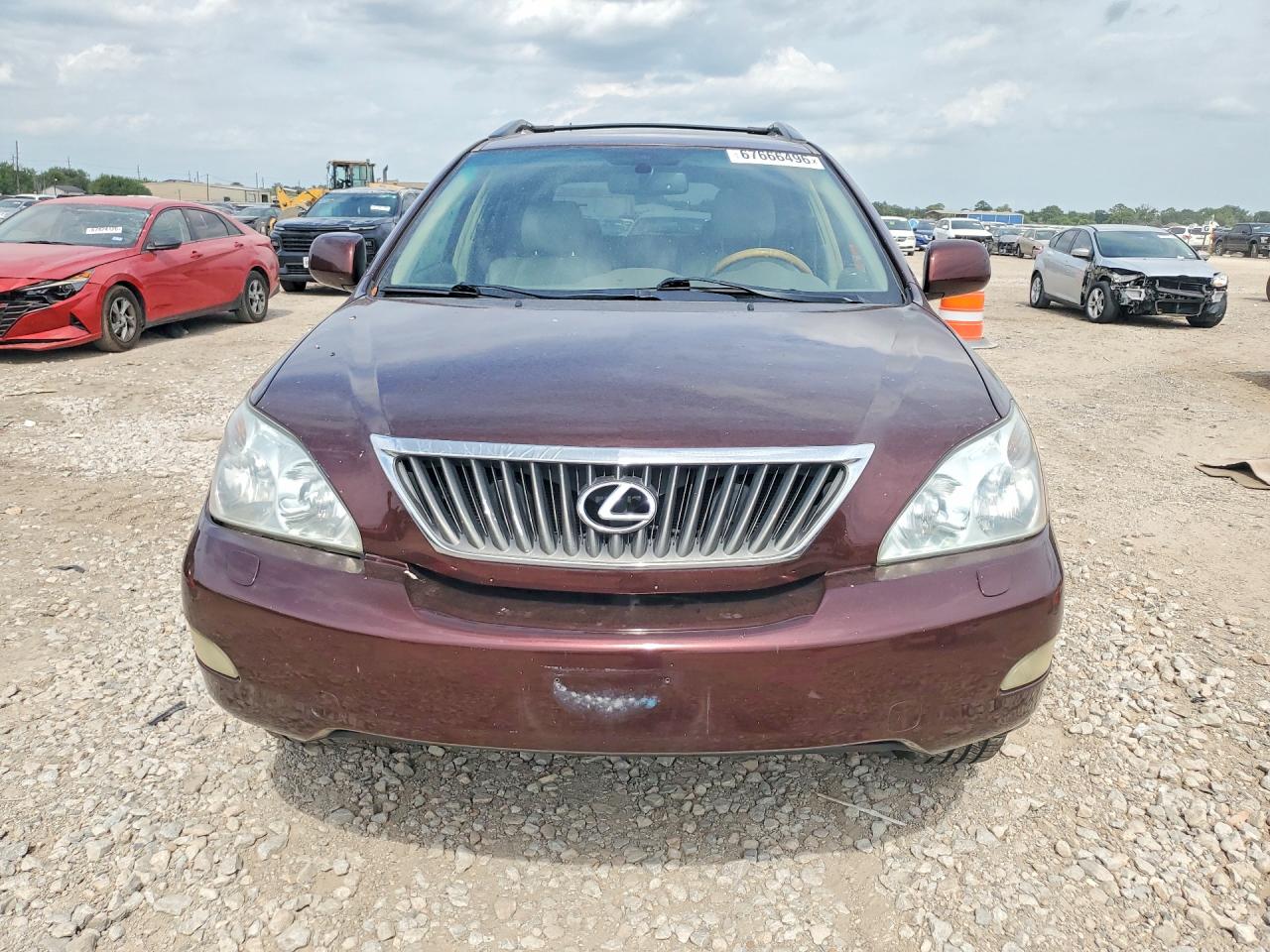 2009 Lexus Rx 350 Maroon vin: JTJGK31UX99852793