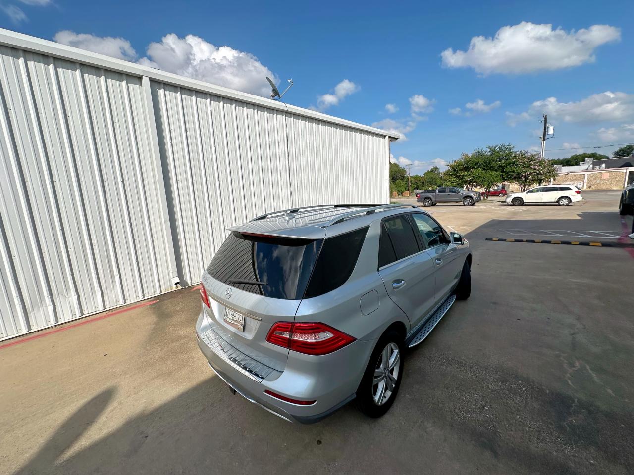 2013 Mercedes-benz Ml 350   Silver vin: 4JGDA5JB0DA215966