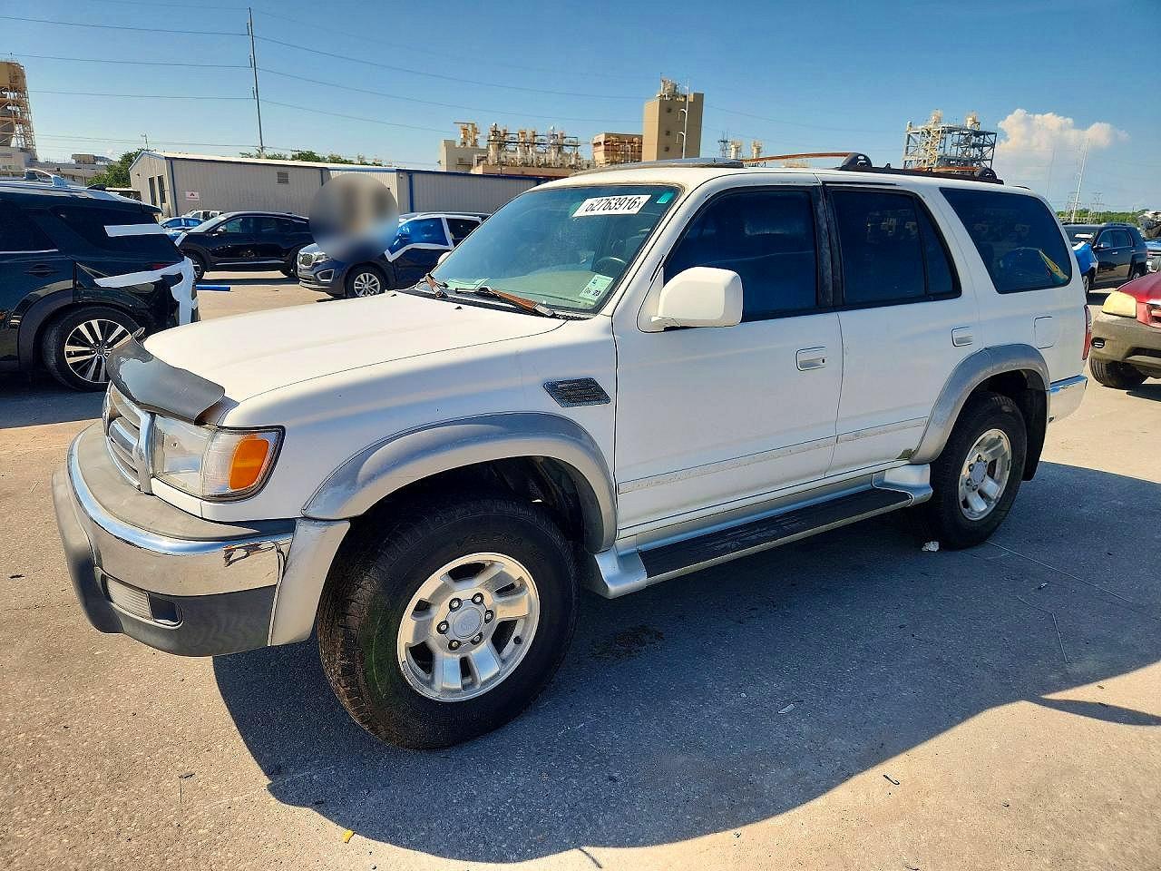 2000 Toyota 4runner Sr5 White vin: JT3GN86R3Y0160555