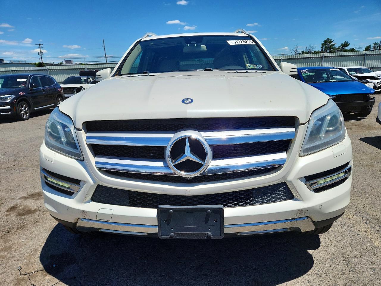 2013 Mercedes-benz Gl 450 4matic White vin: 4JGDF7CE2DA258676
