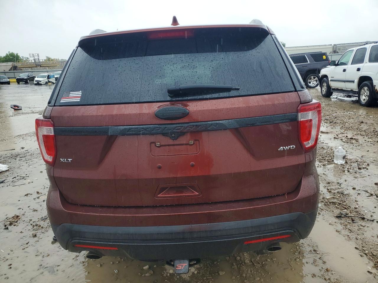 2016 Ford Explorer Xlt Maroon vin: 1FM5K8D84GGB35011