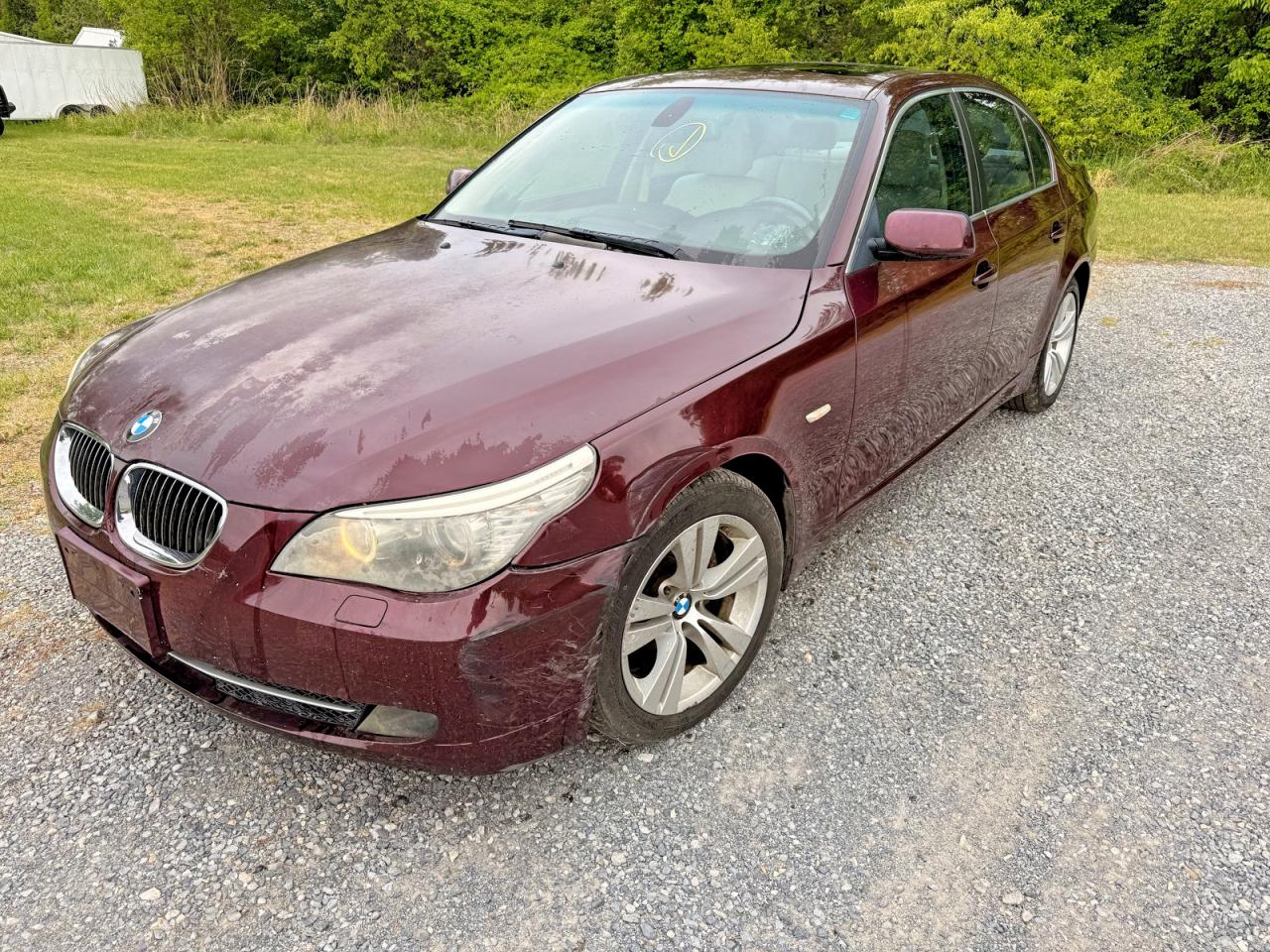 2009 Bmw 528 I Burgundy vin: WBANU53539C119930