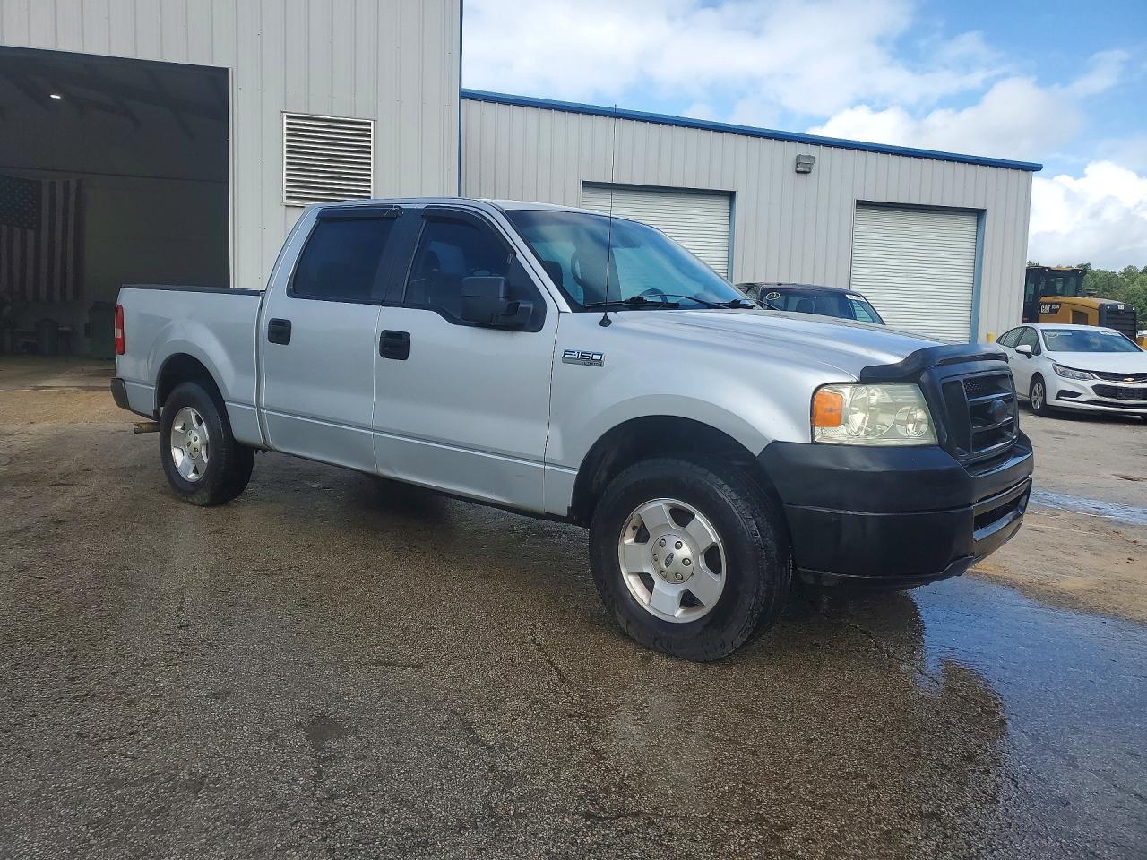 2008 Ford F150 Supercrew Серебряный vin: 1FTRW12W18FA84089