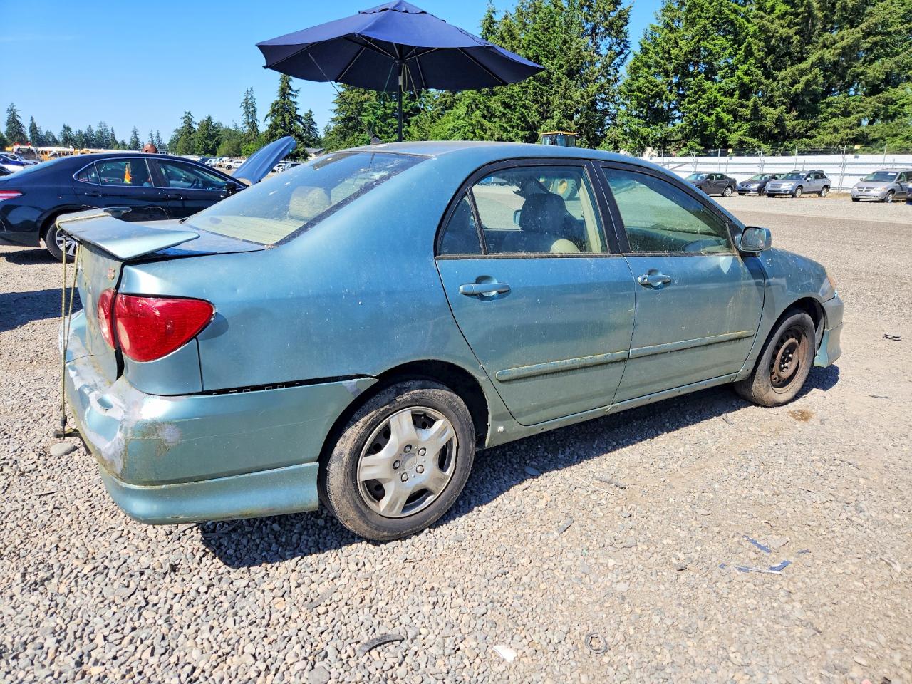2006 Toyota Corolla Le Green vin: 1NXBR32E76Z605607