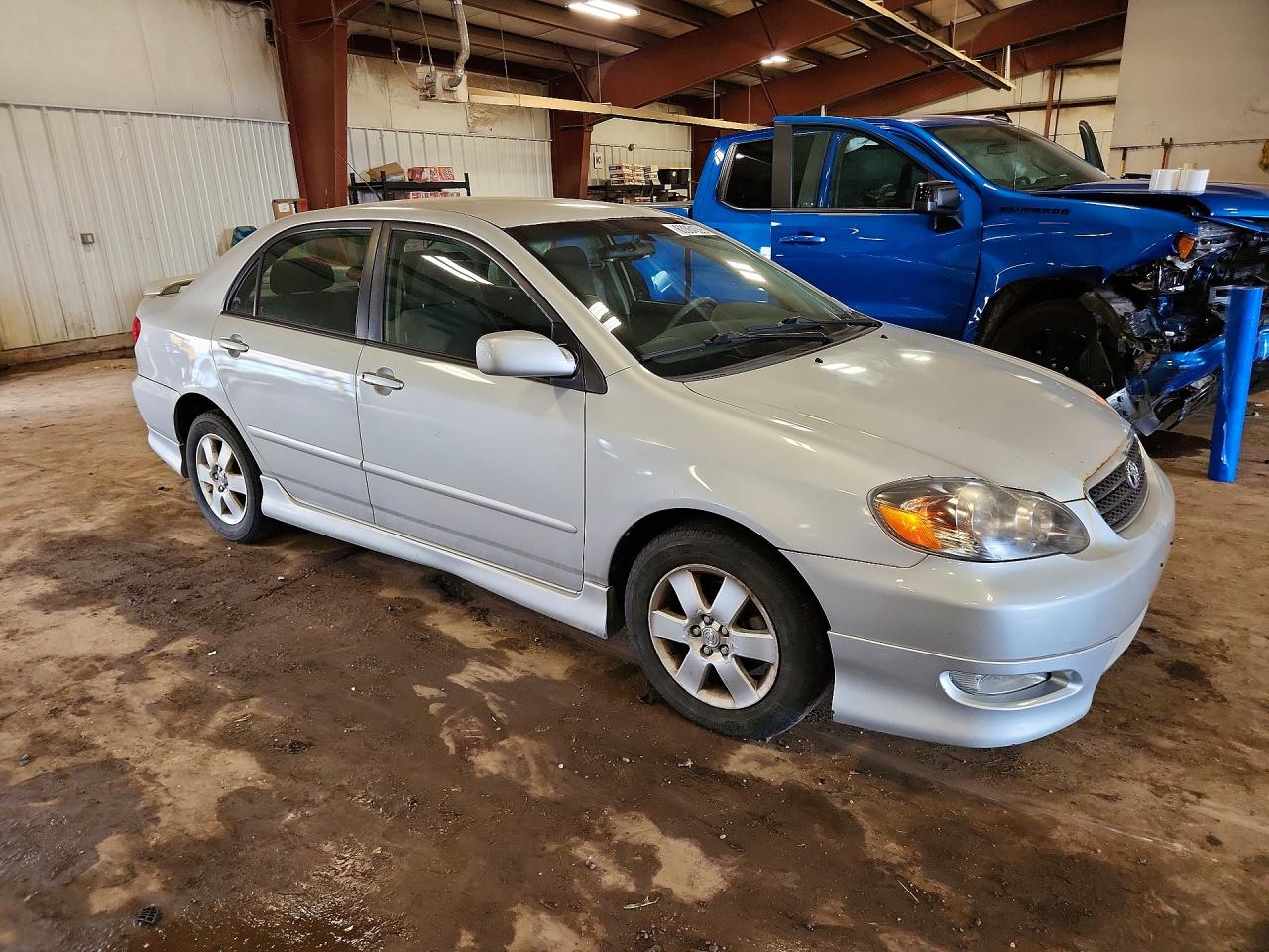 2007 Toyota Corolla S Silver vin: 1NXBR30E07Z816619