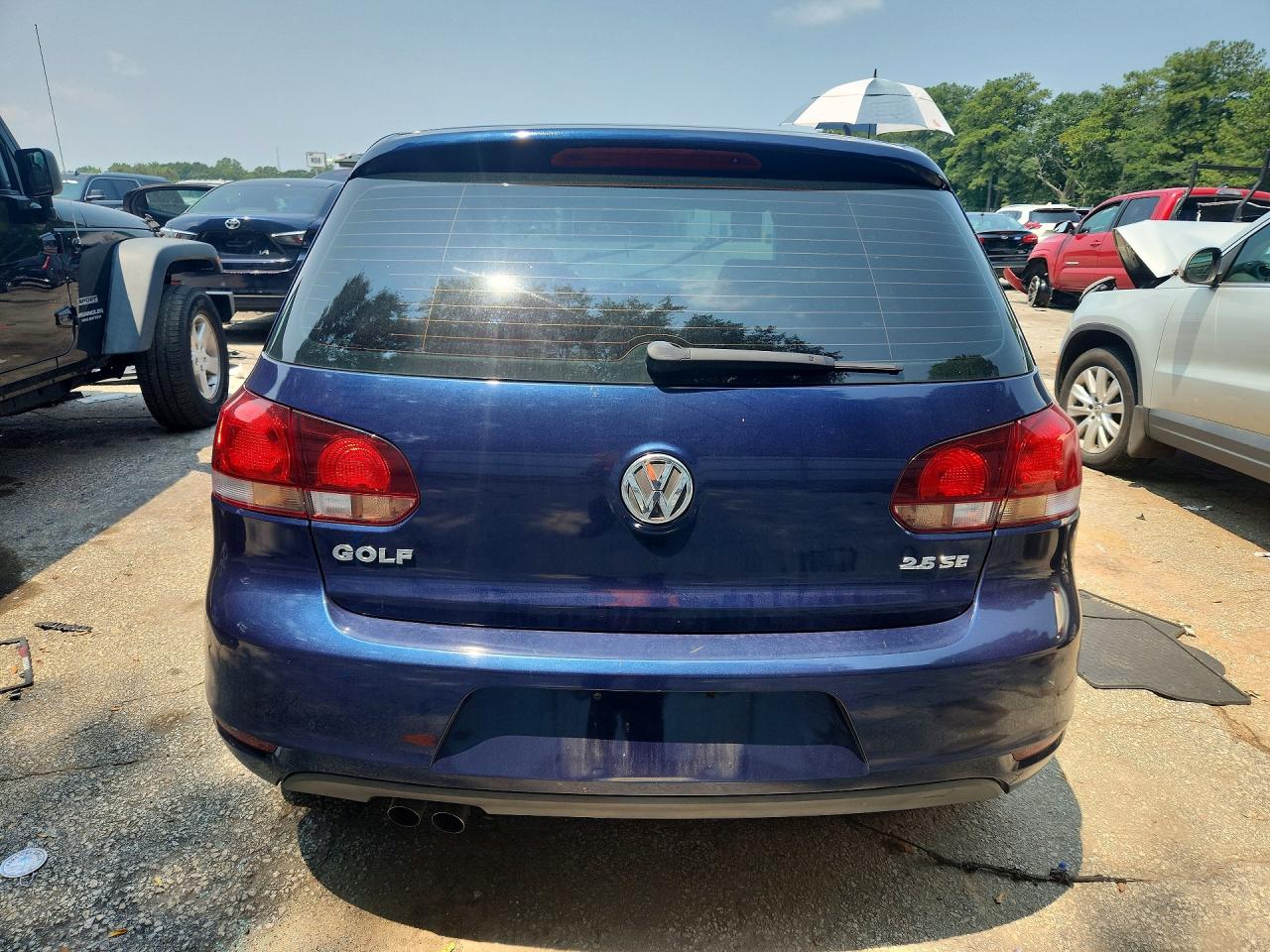 2010 Volkswagen Golf Blue vin: WVWDA7AJ0AW375223